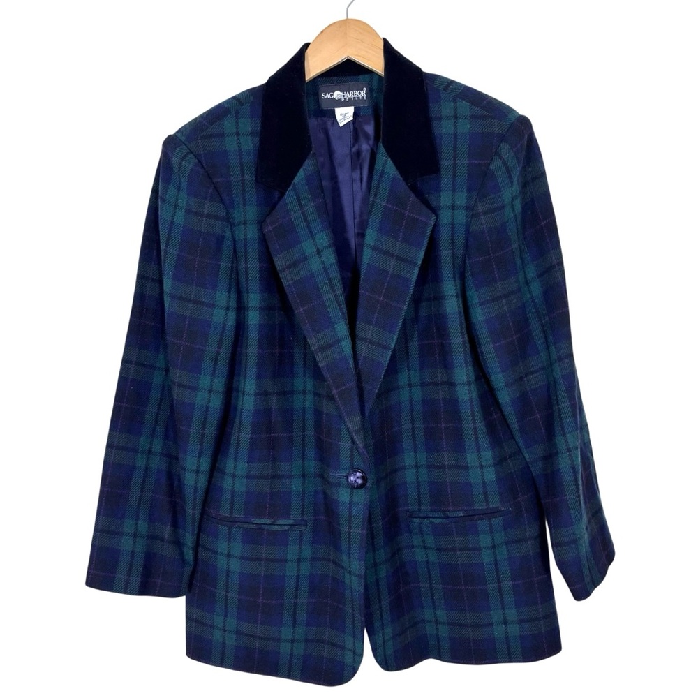 Sag Harbor Vintage Blackwatch‎ Blazer 12P